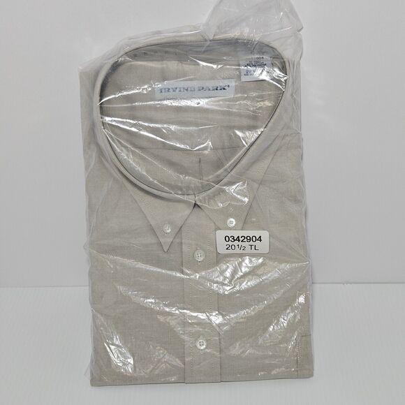 Irvine Park Shirt Men’s 20 1/2 - TL Long Sleeve‎ Button Up - Picture 1 of 3